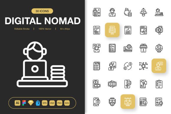 Digital Nomad Icons Review