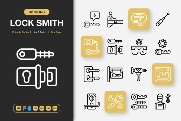 Lock Smith Icons: Graphics for Every Project