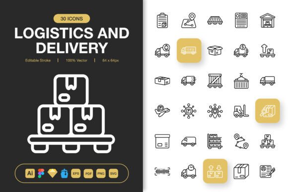 Logistics and Delivery Icons