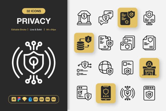 Privacy Icons: A Modern Design Asset for Polished Content Publishing