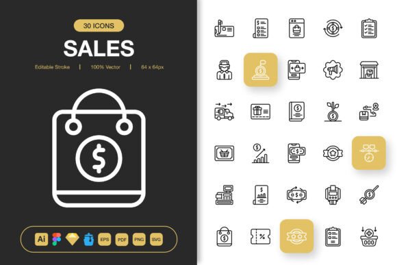 Sales Icons: Graphics for Every Project