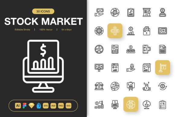 Stock Market Icons Review