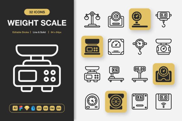Weight Scale Icons: A Designer’s Practical Take on a Versatile Embroidery Design